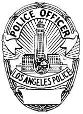 Paraqitja e markës POLICE OFFICER LOS ANGELES POLICE