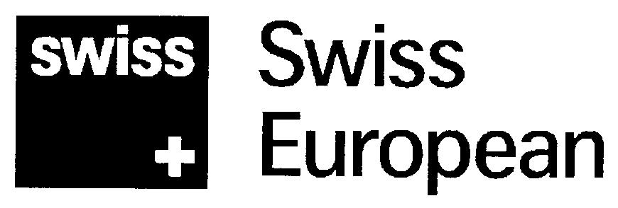 Paraqitja e markës Swiss European swiss