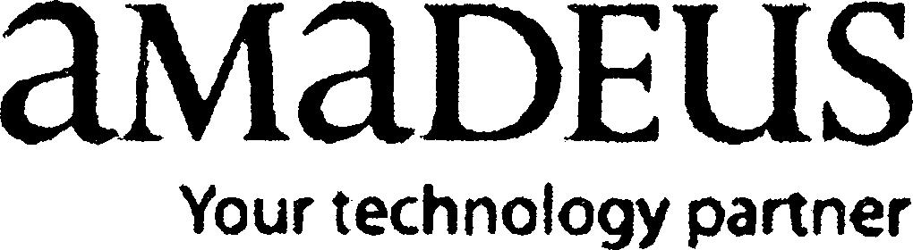 Paraqitja e markës AMADEUS Your technology partner