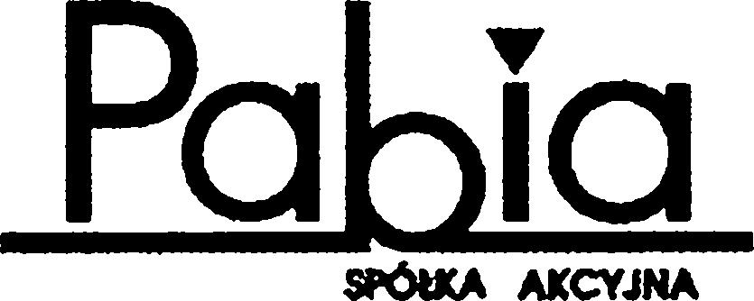 Paraqitja e markës Pabia SPOLKA AKCYJNA