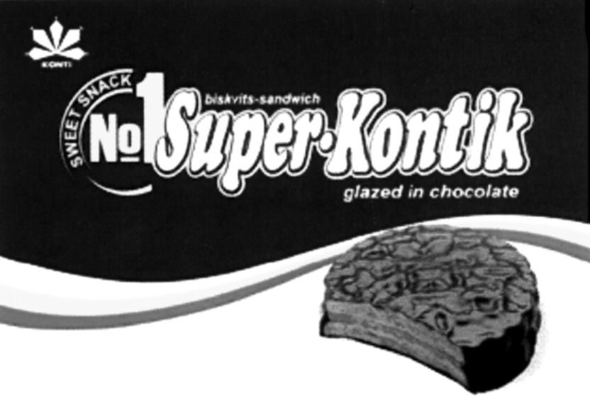 Paraqitja e markës Super-Kontik glazed in chocolate