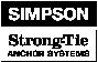 Paraqitja e markës SIMPSON Strong-Tie ANCHOR SYSTEMS