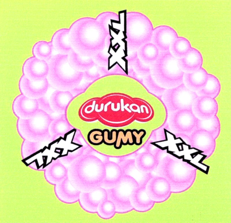 Paraqitja e markës durukan GUMY XXL