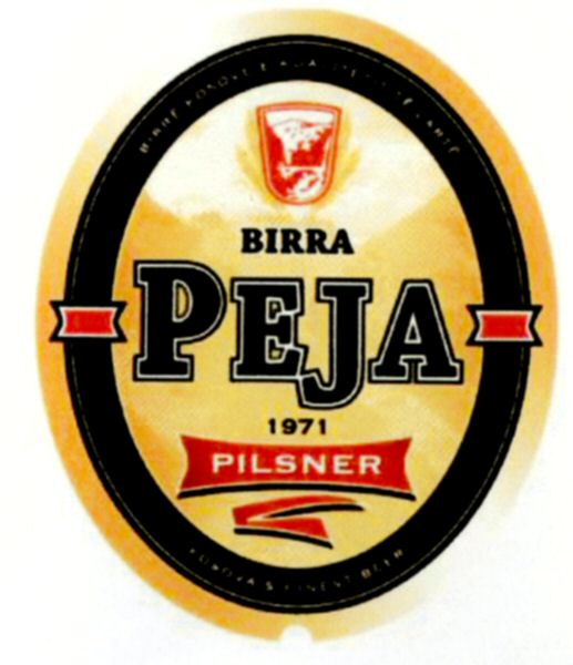 Paraqitja e markës BIRRA PEJA 1971 PILSNER