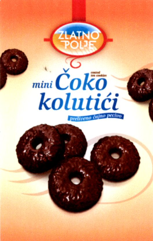 Paraqitja e markës ZLATNO POLJE mini Coko kolutici preliveno cajno pecivo