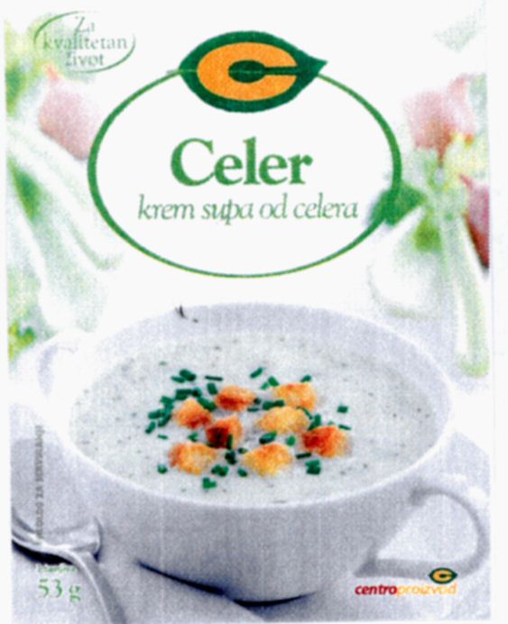 Paraqitja e markës C Celer Krem supa od celera