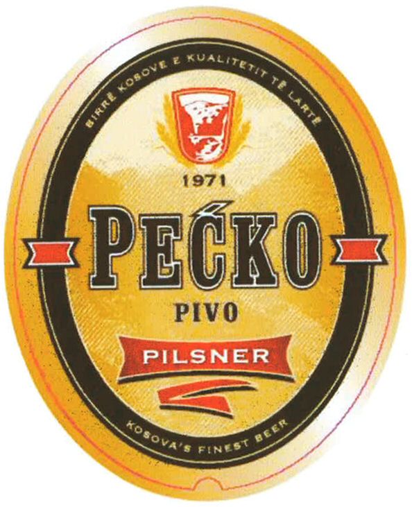 Paraqitja e markës PECKO PIVO PILSNER