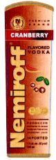 Paraqitja e markës Nemiroff CRANBERRY PREMIUM BRAND FLAVORED VODKA