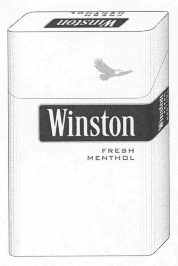 Paraqitja e markës Winston FRESH MENTHOL