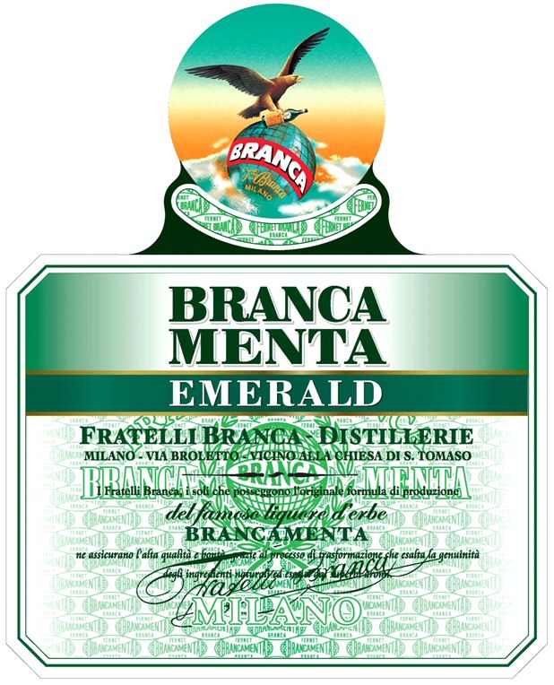 Paraqitja e markës BRANCA MENTA EMERALD