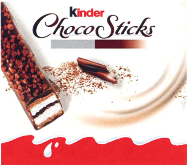 Paraqitja e markës Kinder Choco Sticks