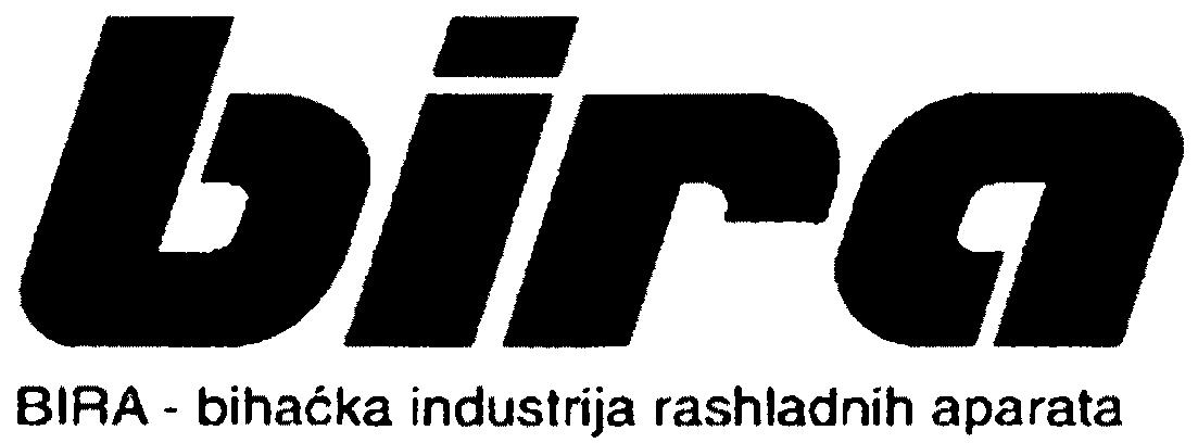 Paraqitja e markës bira BIRA - bihacka industrija rashladnih aparata