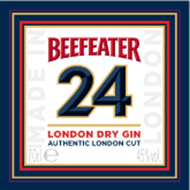 Paraqitja e markës BEEFEATER 24 LONDON DRY GIN AUTHENTIC LONDON CUT