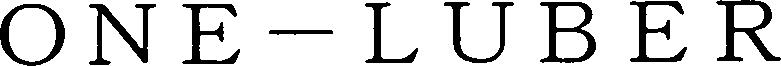 Paraqitja e markës ONE-LUBER