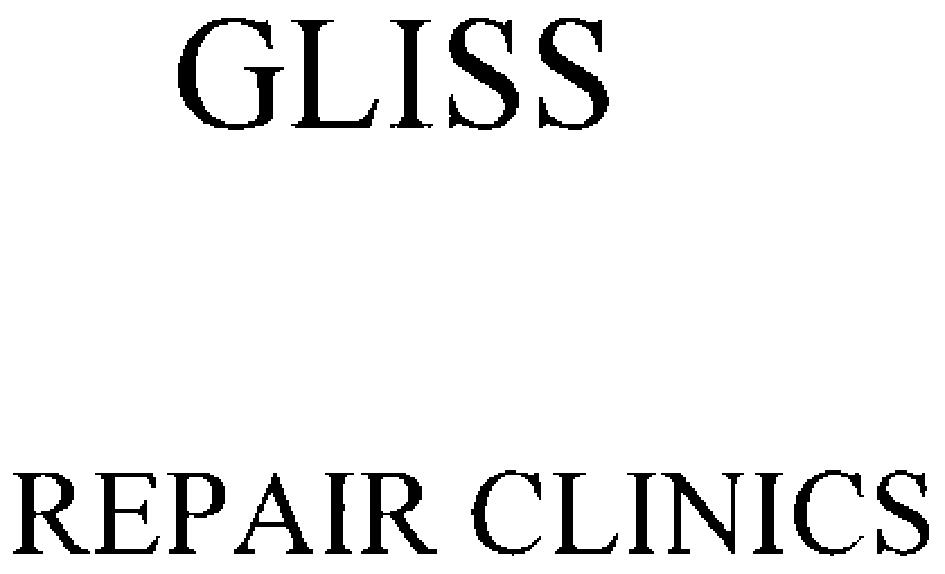 Paraqitja e markës GLISS REPAIR CLINICS