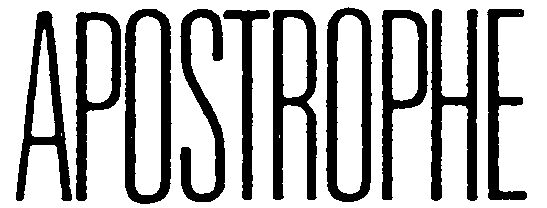 Paraqitja e markës APOSTROPHE