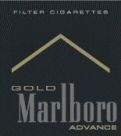 Paraqitja e markës FILTER CIGARETTES GOLD Marlboro ADVANCE