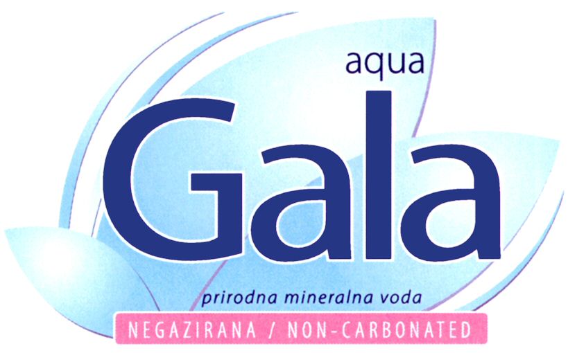 Paraqitja e markës aqua Gala prirodna mineralna voda