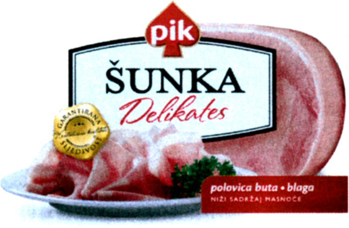 Paraqitja e markës pik SUNKA Delikates