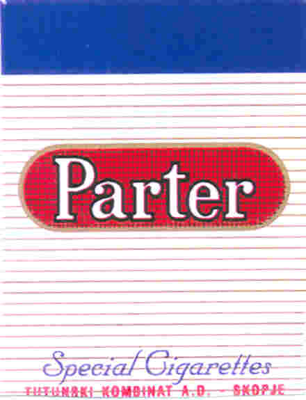 Paraqitja e markës PARTER (special cigarettes)