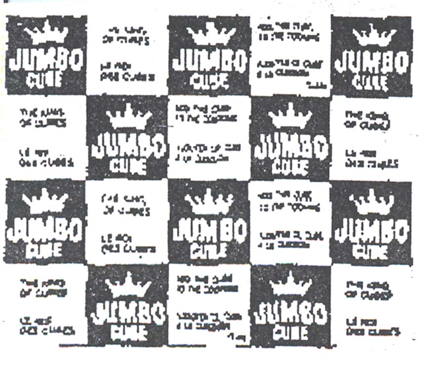 Paraqitja e markës JUMBO CUBE & Crown
