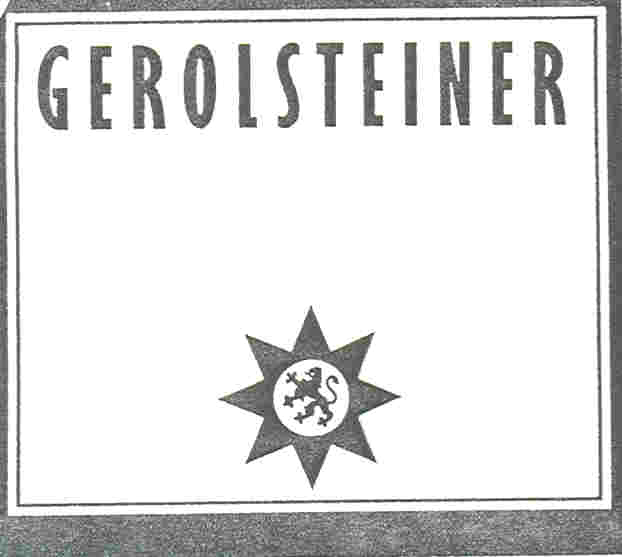 Paraqitja e markës GEROLSTEINER
