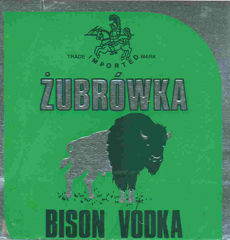 Paraqitja e markës ZUBROWKA BISON VODKA