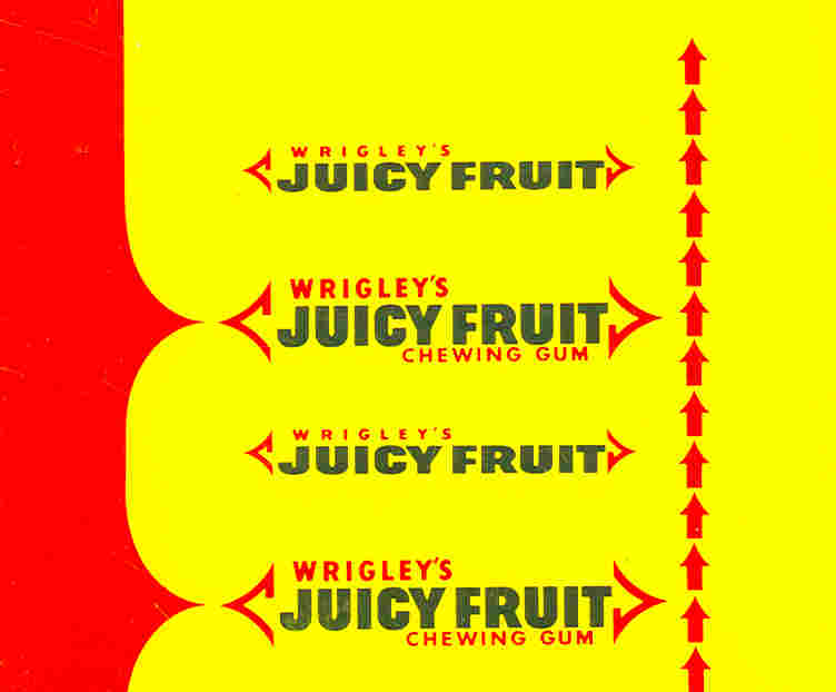 Paraqitja e markës WRIGLEY'S JUICY FRUIT