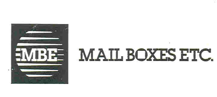 Paraqitja e markës MBE MAIL BOXES ETC