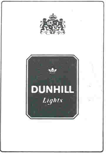 Paraqitja e markës DUNHILL INTERNATIONAL LIGHTS