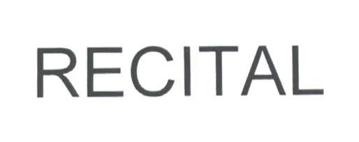 Paraqitja e markës RECITAL