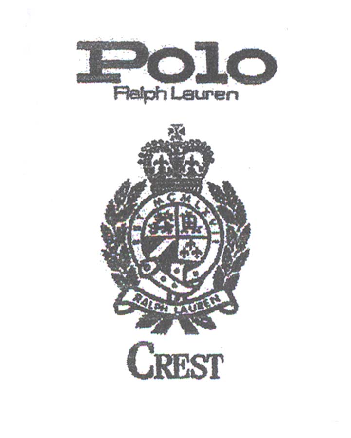 Paraqitja e markës POLO/RALPH LAUREN CREST& Crest