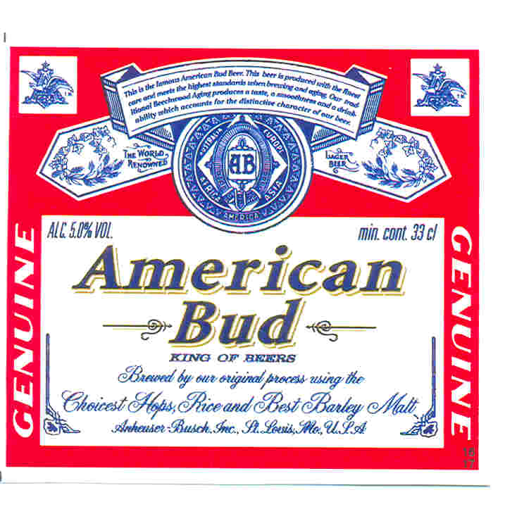 Paraqitja e markës AMERICAN BUD