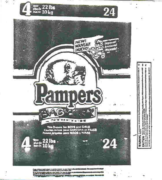 Paraqitja e markës PAMPERS