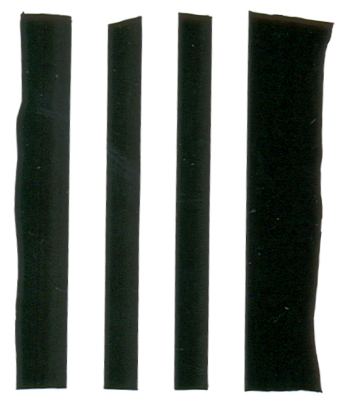 Paraqitja e markës 3 stripes on textiles