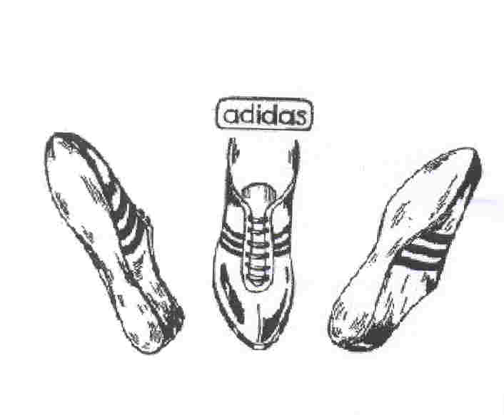 Paraqitja e markës 3 striped shoes + adidas