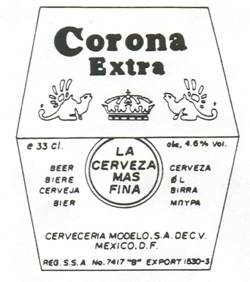Paraqitja e markës CORONA EXTRA