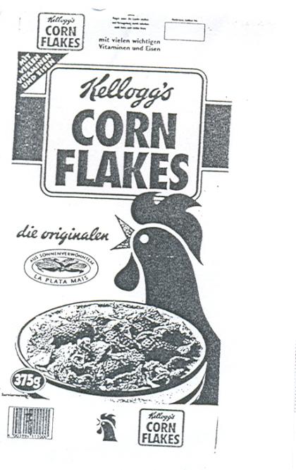 Paraqitja e markës KELLOGG'S CORN FLAKES PACKAGE DEVICE