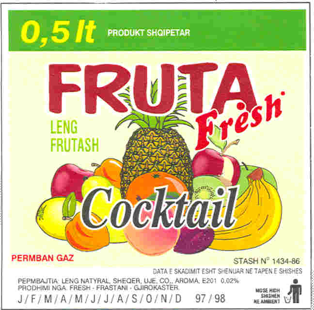 Paraqitja e markës COCTAIL FRESH