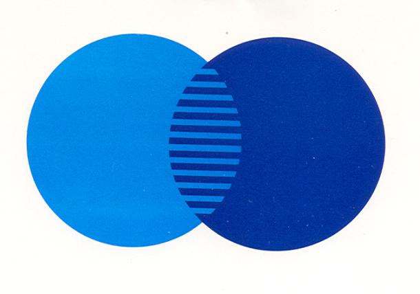 Paraqitja e markës INTERLOCKING CIRCLES DESIGN