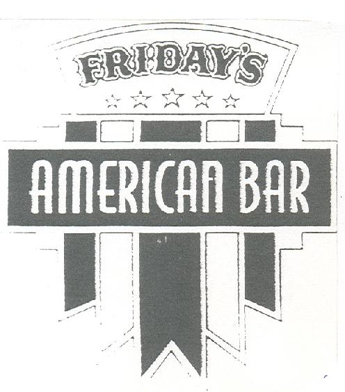 Paraqitja e markës FRIDAY'S AMERICAN BAR