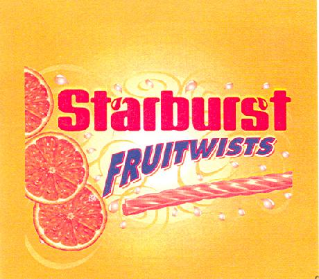Paraqitja e markës STARBURST FRUITWISTS