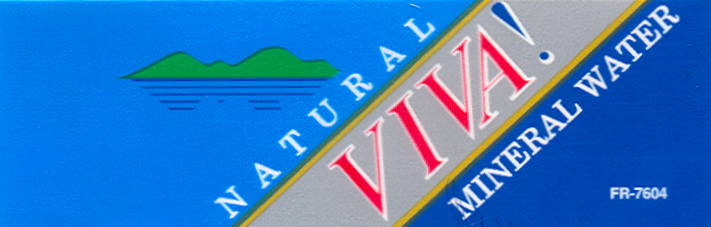 Paraqitja e markës "VIVA!" NATYRAL MINERAL WATER