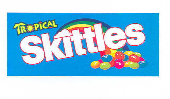 Paraqitja e markës SKITTLES TROPICAL