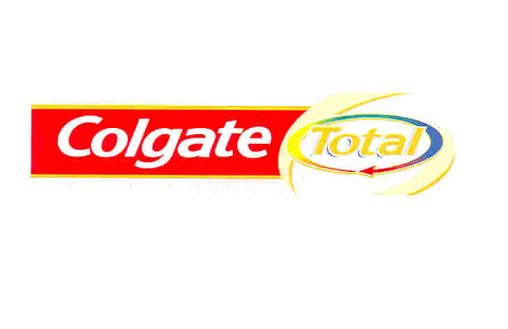 Paraqitja e markës Colgate Total (e kuqe/ebardhe/blu/jeshile/e verdhe/portokalli/e arte/ lejla/ngjyre bronzi/gri)