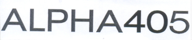 Paraqitja e markës ALPHA 405