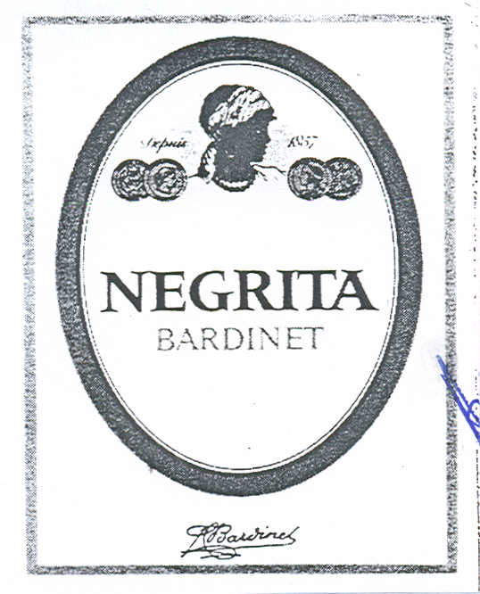 Paraqitja e markës NEGRITA BARDINET