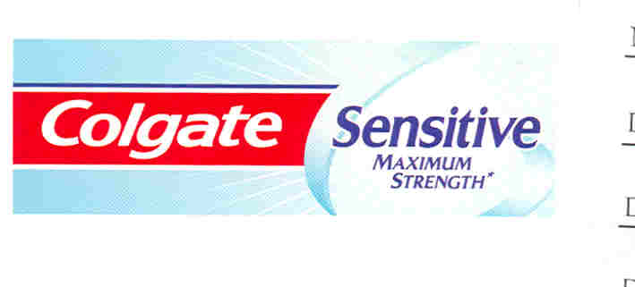 Paraqitja e markës COLGATE SENSITIVE