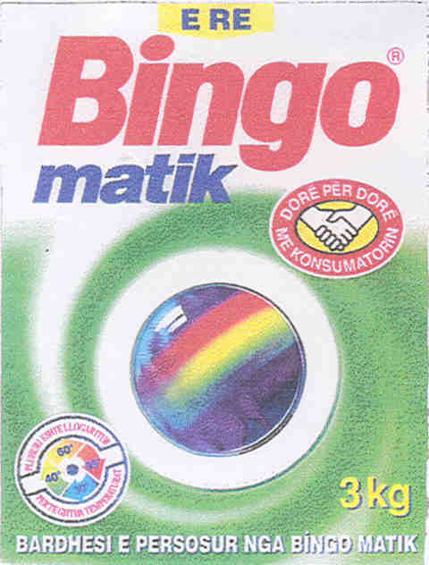 Paraqitja e markës BINGO MATIK