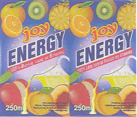 Paraqitja e markës joy ENERGY